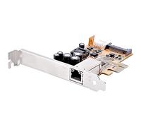 StarTech Carte Réseau PCIe x1 ST1000PEXPSE - 2.5GBase-T RJ45 PoE+ 30W, Profil bas