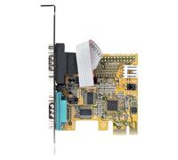 StarTech.com Carte série PCIe 2 ports – RS-232 (DB9), PCIe 2.0 profil bas, UART 16C1050