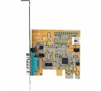 StarTech Carte série PCIe 11050-PC-SERIAL-CARD – PCIe vers RS232 (DB9), UART 16C1050, Windows/Linux