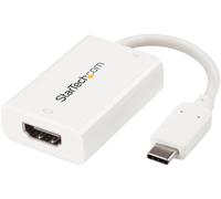 STARTECH - CDP2HDUCPW - Usb-C À 4k HDMI 60hz Adaptateur Avec D Livraison, Blanc