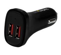 StarTech.com Chargeur de voiture USB à 2 ports - Haute puissance (24 W/4,8 A) - Noir