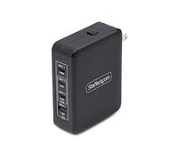 StarTech.com Chargeur Mural USB-C 140W, 3X USB-C/1x USB-A, Adaptateur d'alimentation PD 3.1 International GaN
