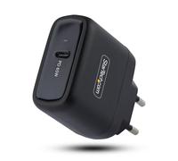 StarTech Chargeur PC Portable USB-C 65W, Chargeur Mural GaN Compact pour Dell, XPS, HP ProBook, MacBook Pro, Surface Pro, Noir