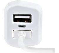 StarTech.com Chargeur Voiture Lightning avec Câble Spiralé - Chargeur Iphone 1m - Double Chargeur USB pour Telephones et Tablett