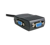 Startech Cï¿½ble rï¿½partiteur / Splitter vidï¿½o VGA alimentï¿½ par USB - Adaptateur doubleur VGA - 1x (M) vers 2x (F) - Noir - Rï¿½partiteur video - 2 x VGA