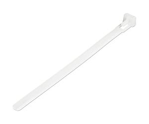 StarTech Colliers de Serrage Réutilisables 15cm, Blanc (CBMZTRB6)