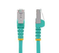 Startech.com 50cm cat6a ethernet cable - aqua - low smoke zero halogen