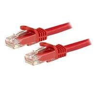 StarTech.com 1.5m CAT6 Ethernet Cable, 10 Gigabit Snagless RJ45 650MHz 100W PoE Patch Cord, CAT 6 10GbE UTP Network Cable w/Strain Relief, Red, Fluke Tested/Wiring is UL Certified/TIA - Category 6 - 2