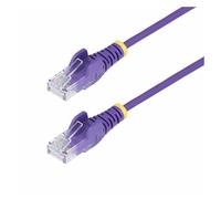 StarTech.com 1.5m Purple Slim CAT6 Ethernet Cable, Snagless RJ45, LSZH, 28AWG Pu