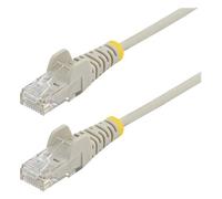 StarTech.com 1.5m Slim LSZH CAT6 Ethernet Cable, 10 Gigabit Snagless RJ45 100W PoE Patch Cord, CAT 6 10GbE UTP Network Cable w/Strain Relief, Grey, ETL, Low Smoke Zero Halogen - Category 6 - 28AWG (N6