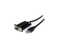 StarTech.com 1 Port USB vers Null Modem RS232 DB9 Serial DCE Adapter Cable with FTDI