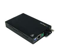 StarTech.com 10/100 Mbps Ethernet Single Mode Fibre Optic SC Media Converter 30 km - 200 Mbps - 10Base-T - 100Base-FX - Fast Ethernet - 10,100 Mbps - Full - Half
