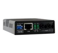 StarTech.com 10/100 Multi Mode Fiber Copper Fast Ethernet Media Converter ST 2 km - Convertisseur de média à fibre optique - 100Mb LAN - 10Base-T, 100Base-FX, 100Base-TX - RJ-45 / ST multi-mode - jusq