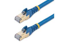 StarTech.com 10 ft CAT6a Ethernet Cable - 10 Gigabit Shielded Snagless RJ45 100W PoE Patch Cord - 10GbE STP CAT6a Network Cable w/Strain Relief - Blue Fluke Tested UL/TIA Certified (C6ASPAT10BL)