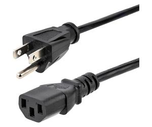 StarTech.com 10 Ft Standard Computer Power Cord - Nema5-15p