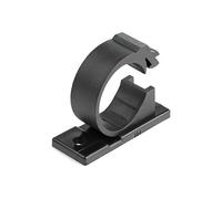 StarTech.com 100 Pinces Attache Câbles Adhésives Noir, Organiseur Câbles Réseau/Ethernet/Bureau/Ordinateur, Range Câbles Bureau Autocollant, Pince Nylon Autocollante Ignifugée UL/94V-2