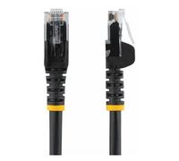 StarTech.com 100ft CAT6 Ethernet Cable, 10 Gigabit Snagless RJ45 650MHz 100W PoE Patch Cord, CAT 6 10GbE UTP Network Cable w/Strain Relief, Black, Wiring is UL Certified/TIA - Category 6 - 24AWG (N6PA