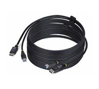 StarTech.com 10ft (3m) DisplayPort and USB 5Gbps KVM Cable - Câble clavier / vidéo / souris (KVM) - USB type A, DisplayPort (M) pour USB Type B, DisplayPort (M) - 3 m - support pour 4K60Hz, prise...