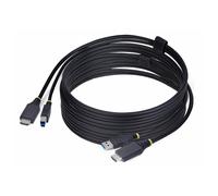 StarTech.com 10ft (3m) HDMI and USB 5Gbps KVM Cable - Câble clavier / vidéo / souris (KVM) - HDMI, USB type A (M) pour HDMI, USB Type B (M) - 3 m - support pour 4K60Hz, prise en charge de HDR10 -...