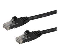 StarTech.com 10m CAT6 Ethernet Cable, 10 Gigabit Snagless RJ45 650MHz 100W PoE Patch Cord, CAT 6 10GbE UTP Network Cable w/Strain Relief, Black, Wiring is UL Certified/TIA - Category 6 - 24AWG (N6PATC