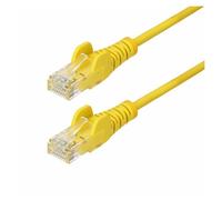 StarTech.com 10m Yellow Slim CAT6 Ethernet Cable, Snagless, 28AWG, LSZH - Cordon de raccordement - RJ-45 (M) pour RJ-45 (M) - 10 m - 3.6 mm - UTP - CAT 5/5e/6 - IEEE 802.3bt - sans halogène, sans...