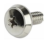 StarTech Vis 12-24 pour rack de serveur - plaquées nickel - pack de 50
