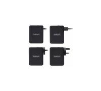 StarTech.com Chargeur Mural USB-C 140W, 3X USB-C/1x USB-A, Adaptateur d'alimentation PD 3.1 International GaN