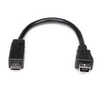 StarTech.com 15 cm Micro USB vers Mini USB-M/F Câble Adaptateur