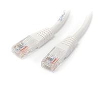 StarTech.com 15m Cat5e White Molded RJ45 UTP Cat 5e Patch Cable - 15 m Patch Cor