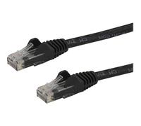 StarTech.com 15m CAT6 Ethernet Cable, 10 Gigabit Snagless RJ45 650MHz 100W PoE Patch Cord, CAT 6 10GbE UTP Network Cable w/Strain Relief, Black, Wiring is UL Certified/TIA - Category 6 - 24AWG (N6PATC