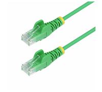 StarTech.com 15m Green Slim CAT6 Ethernet Cable, Snagless, 28AWG, LSZH - Cordon de raccordement - RJ-45 (M) pour RJ-45 (M) - 15 m - 3.6 mm - UTP - CAT 5/5e/6 - IEEE 802.3bt - sans halogène, sans...