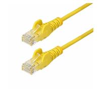 StarTech.com 15m Yellow Slim CAT6 Ethernet Cable, Snagless, 28AWG, LSZH - Cordon de raccordement - RJ-45 (M) pour RJ-45 (M) - 15 m - 3.6 mm - UTP - CAT 5/5e/6 - IEEE 802.3bt - sans halogène, sans...
