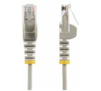 StarTech.com 1m Slim LSZH CAT6 Ethernet Cable, 10 Gigabit Snagless RJ45 100W PoE Patch Cord, CAT 6 10GbE UTP Network Cable w/Strain Relief, Grey, ETL, Low Smoke Zero Halogen - Category 6 - 28AWG (N6PA
