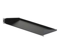 StarTech.com 1U Server Rack Cabinet Shelf, 7in Deep Fixed Cantilever Tray, Rackmount Shelf for 19" AV/Data/Network Equipment Enclosure with Cage Nuts & Screws, 33lbs Weight Capacity - 1U Rack Shelf 7"