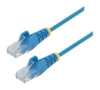StarTech.com 2.5m Slim LSZH CAT6 Ethernet Cable, 10 Gigabit Snagless RJ45 100W PoE Patch Cord, CAT 6 10GbE UTP Network Cable w/Strain Relief, Blue, ETL, Low Smoke Zero Halogen - Category 6 - 28AWG (N6