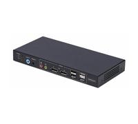 StarTech Switch KVM DisplayPort 2 ports, Matrice vidéo double vue, 4K 60Hz, Hub 4x USB, DP 1.2, TAA