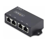 StarTech.com 2-Port Gigabit PoE+ Injector, PoE/PoE+ (802.3af/802.3at) 30W - Injecteur de puissance - non géré en ligne - DC 48 - 52 V - 30 Watt - connecteurs de sortie : 2 - Royaume-Uni, Europe - noir