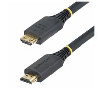StarTech.com 20ft (6m) Active HDMI Cable w/Gripping Connectors - High speed - câble HDMI avec Ethernet - HDMI mâle pour HDMI mâle - 6.1 m - blindé - noir - sans halogène, actif, support pour 4K60Hz, s