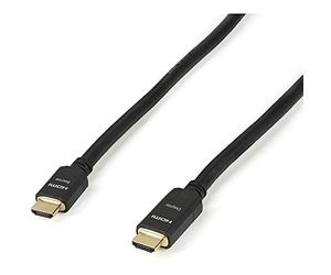 StarTech.com 20m Câble HDMI actif - Câble HDMI 4K Haut Débit avec Ethernet - certifié CL2 pour Installation Murale - 4K 30Hz - Cordon HDMI 1.4 - Pour Moniteur HDMI, Projecteur, TV, Écran (HDMM20MA)