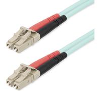 StarTech.com 20m de câble patch OM4 LWL LC sur LC, LC/UPC OM4 câble fibre optique multimode, 50/125µm LOMMF/VCSEL câble fibre optique zipcord, 100G câble réseau, Low Insertion Loss, LSZH câble patch f