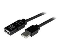StarTech.com 20m USB 2.0 Active Extension Cable - M/F - USB extension cable - US