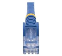 StarTech.com 25ft CAT6 Ethernet Cable, 10 Gigabit Snagless RJ45 650MHz 100W PoE Patch Cord, CAT 6 10GbE UTP Network Cable w/Strain Relief, Blue, Wiring is UL Certified/TIA - Category 6 - 24AWG (N6PATC