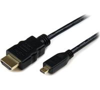 Startech.Com 2m High Speed Hdmi Cable With Ethernet, Hdmi To Hdmi Micro