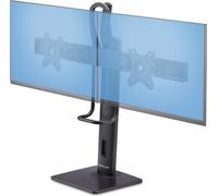 StarTech.com 2MC1S-MONITOR-STAND, 12 kg, 43.2 cm (17"), 68.6 cm (27"), 100 x 100 mm, Réglage en hauteur, Noir