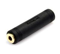 StarTech Coupleur audio 3,5 mm GCAUD3535FF – Connecteurs plaqués or, Femelle/Femelle, noir
