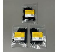 STARTECH.COM (3 Paquet 100 Plastique Fermeture Liens 10.2cm (100mm) Noir CBMZT4B