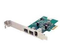 StarTech.com 3 Port 2b 1a 1394 PCI Express FireWire Card Adapter - Adaptateur FireWire - PCI Express x1 - FireWire 800 - 2 ports 1 x FireWire