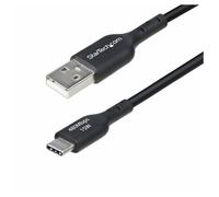 StarTech.com 3ft (1m) USB-A to USB-C Charging Cable, Charger Cord, M/M - Câble USB - USB (M) pour 24 pin USB-C (M) - USB 2.0 - 3 A - 1 m - charge et synchronisation, sans halogène, passif, USB...