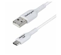 StarTech.com 3ft (1m) White USB-A to USB-C Charging Cable/Cord, M/M - Câble USB - USB (M) pour USB-C (M) - USB 2.0 - 3 A - 1 m - sans halogène, passif, charge et synchronisation, USB Fast Charge (15W)