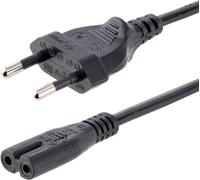 StarTech.com 3m (10ft) Cordon d'alimentation pour ordinateur portable, EU Plug to C7, 2.5A 250V, 18AWG, Notebook / Laptop Replacement AC Power Cord, Printer/Power Brick Cord, Europlug to IEC 60320 C7